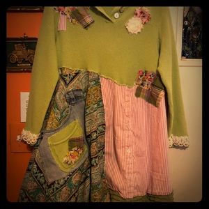 Upcycled Shabby Tunic/ Dress/ Shirt